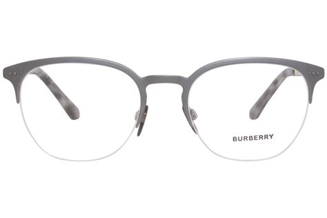 NEW Burberry B1327 1273 Mens Gunmetal Round Half Rim 